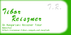 tibor reiszner business card